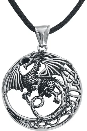 etNox hard and heavy Halsketting - Keltischer Drache