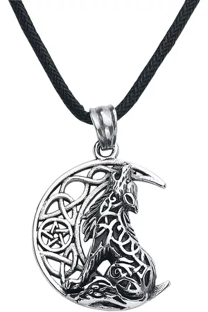 etNox Gothic Halsketting - Howling Wolf - voor Vrouwen