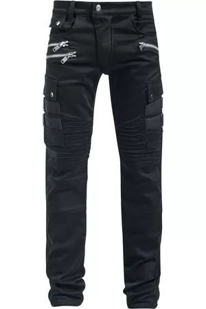 Chemical Black Gothic Stoffen broeken - Anders Pants - W30L32 tot W38L34 - voor Mannen