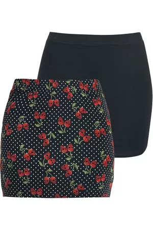 Rock Rebel Rockabilly Korte rok - The Double Life - S tot 5XL - voor Vrouwen