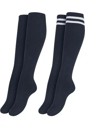 Urban classics Kniekousen - Ladies College Socks 2-Pack - EU 35-38 - voor Vrouwen