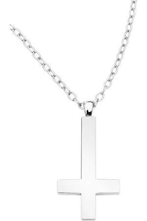 etNox hard and heavy Halsketting - Big Plain Cross