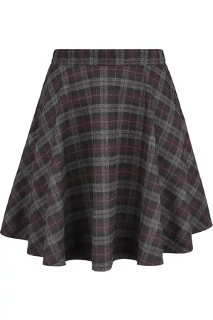 Banned Retro Korte rok - Rock Check Flared Skirt - XS tot 4XL - voor Vrouwen