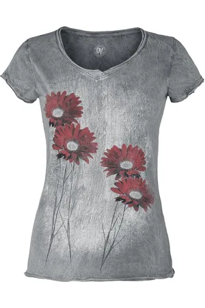 Outer Vision T-shirt - Gerbera Magic Day - S tot 4XL - voor Vrouwen
