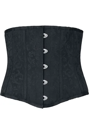 Gothicana Corsage - Unterbrustkorsage mit Brokatmuster - L tot XXL - voor Vrouwen