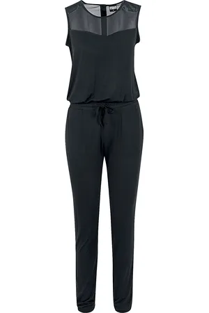 Urban classics Jumpsuit - Ladies Tech Mesh Long Jumpsuit - XS tot 5XL - voor Vrouwen