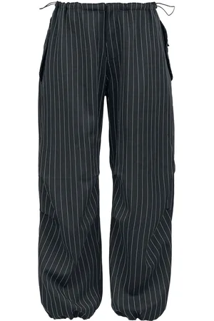 Banned Retro Stoffen broeken - Raven Pinstripe Trousers - XS tot XXL - voor Vrouwen