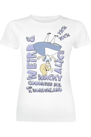 Alice in Wonderland Disney T-shirt - Wonderland - S - voor Vrouwen