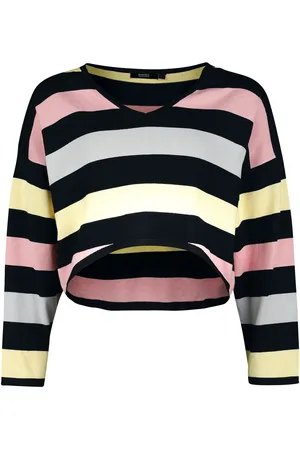 Banned Retro Gebreide trui - Nana Striped Jumper - L tot XL - voor Vrouwen