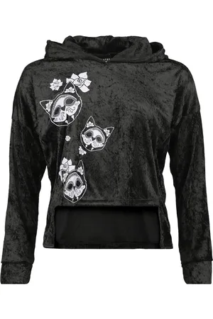 Outer Vision Gothic Trui met capuchon - Iman - L tot 4XL - voor Vrouwen