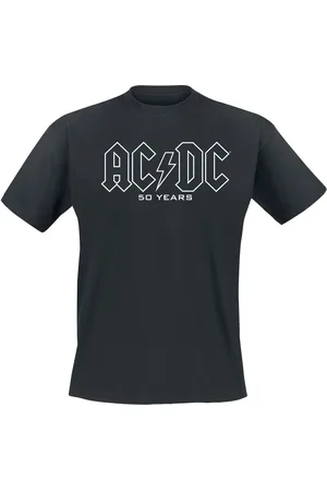 AC/DC T-shirt - 50 Years Logo History - S tot 5XL - voor Mannen