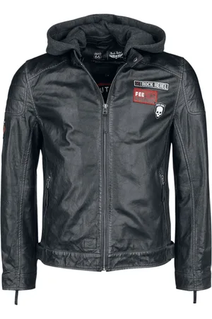 Rock Rebel Lederen jas - Rock Rebel X Route 66 - Leather Jacket - S tot XXL - voor Mannen