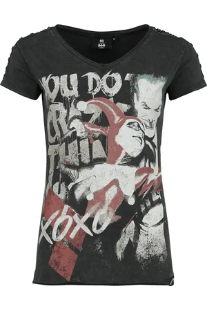 Batman T-shirt - Harley Quinn & Joker - L tot XXL - voor Vrouwen