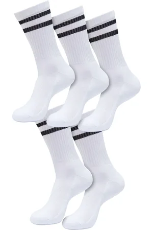 Urban classics Sokken - Double Stripe Socks 5-Pack - EU35-38 tot EU 43-46