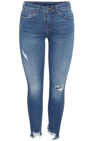 Noisy May Jeans - NMKIMMY NW DESTROY ANK SKNY AZ369DB NOOS - W27L32 tot W28L32 - voor Vrouwen