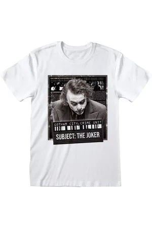 Batman DC Comics T-shirt - The Dark Knight - Joker Mug Shot - S tot XXL - voor Mannen