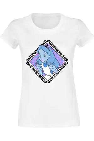 Alice in Wonderland Disney T-shirt - Alice Face - M - voor Vrouwen