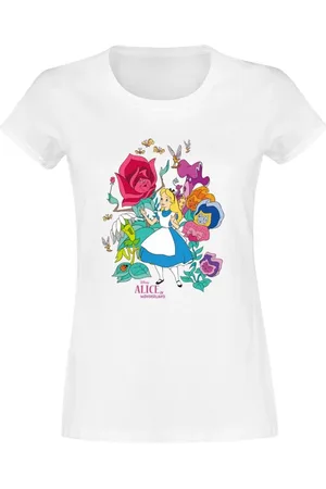 Alice in Wonderland Disney T-shirt - Floral Forest - S tot XL - voor Vrouwen