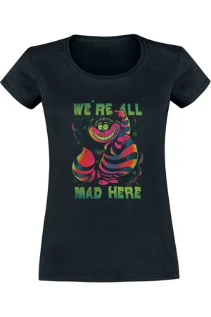 Alice in Wonderland Disney T-shirt - Chesire Rainbow - S tot XXL - voor Vrouwen