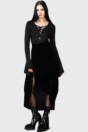 Killstar Gothic Lange rok - Daldina Midi Skirt - XS tot 4XL - voor Vrouwen