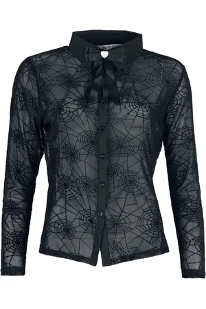 Banned Retro Gothic Blouse - Tangled In Paradise Blouse - S tot XL - voor Vrouwen