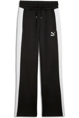 PUMA Stoffen broeken - ICONIC T7 joggers met rechte pijpen - XS tot M - voor Vrouwen
