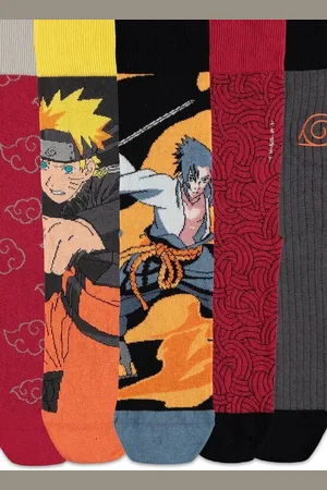 Naruto Anime Sokken - Shippuden set van 5 - EU35-38 tot EU 43-46
