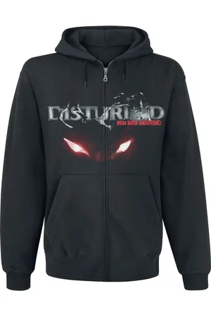 Disturbed Vest met capuchon - Yep Your Sleeve - M tot XXL - voor Mannen