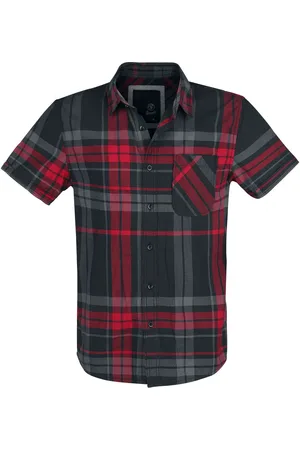 Brandit Shirt met korte mouwen - Mike Checkshirt - S tot 5XL - voor Mannen