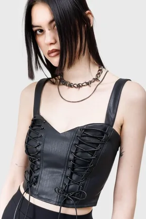 KIHILIST by KILLSTAR Gothic Top - Nyxian Corset - S tot XXL - voor Vrouwen