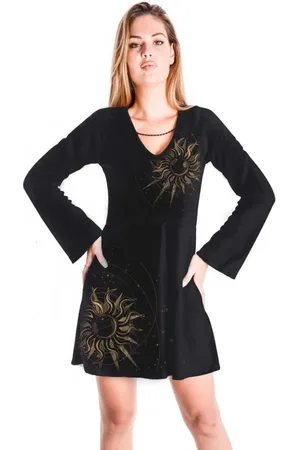 Outer Vision Korte jurk - Cosmic - S tot XXL - voor Vrouwen