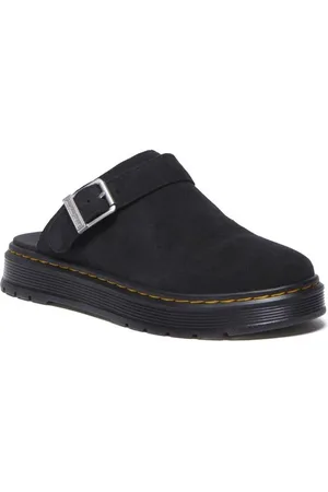 Dr. Martens Sandaal - Brookline Mule Black Bronx Suede - EU36 tot EU46