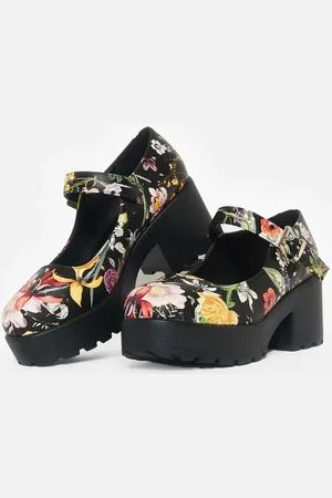 Koi Rockabilly Hoge Hakken - Tira Mary Janes 