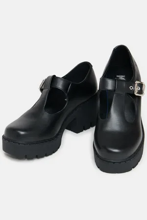 Koi Rockabilly Hoge Hakken - Kazuki Switch Mary Janes - EU36 tot EU40 - voor Vrouwen
