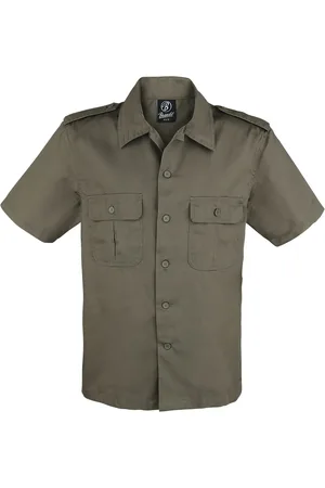 Brandit Shirt met korte mouwen - Legerhemd met kort mouw - M tot 7XL - voor Mannen