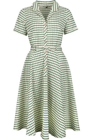 Banned Retro Rockabilly Medium-lengte jurk - Bella Anchor Ahead Dress - XS tot 4XL - voor Vrouwen