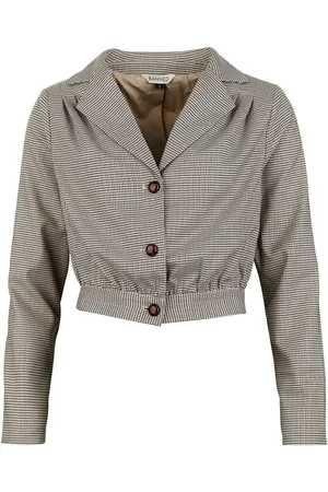 Banned Retro Rockabilly Blazer - Robin Houndstoot Jacket - XS tot XL - voor Vrouwen