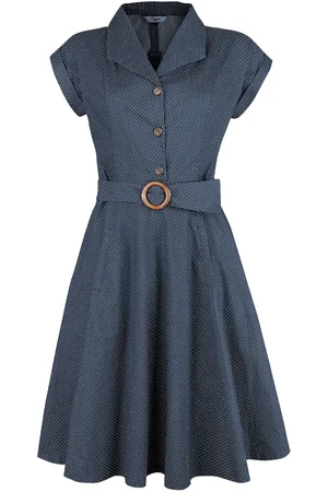 Banned Retro Rockabilly Medium-lengte jurk - Spot Perfection Fit & Flare Dress - XS tot 4XL - voor Vrouwen