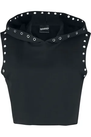 Banned Retro Gothic Top - B Movie Hoodie - S tot XL - voor Vrouwen