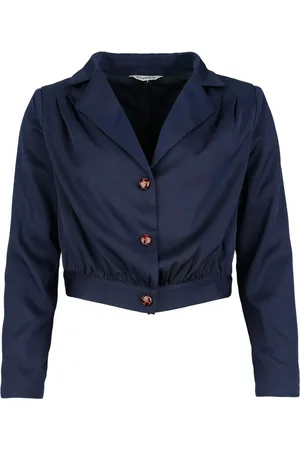 Banned Retro Rockabilly Blazer - Robyn Plain Jacket - XS tot 4XL - voor Vrouwen