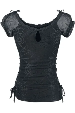 Banned Retro Gothic T-shirt - Spider - M tot 4XL - voor Vrouwen