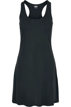 Urban classics Korte jurk - Ladies Modal Short Racer Back Dress - XS tot XL - voor Vrouwen