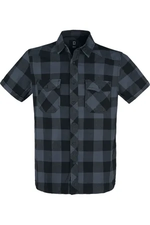 Brandit Shirt met korte mouwen - Checkshirt halfsleeve - M tot 5XL - voor Mannen