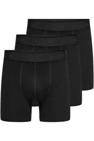 Only & Sons Boxers - ONSFITZ SOLID BOXER 3PACK NOOS - S tot XXL - voor Mannen