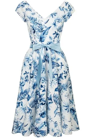 Hell Bunny Rockabilly Medium-lengte jurk - Amazilia Dress - XS tot XXL - voor Vrouwen