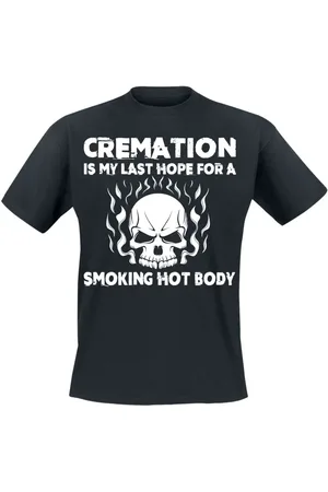 Sprüche Fun T-shirt - Smoking Hot Body - M tot 3XL - voor Mannen