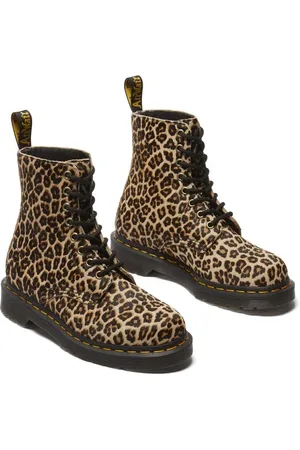 Dr. Martens Laars - 1460 Pascal Light Tan Mini Leopard Spot Hair On - EU36 tot EU41