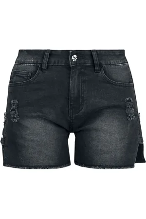 Rock Rebel Korte broek - Shorts With Lateral Zipper - 27 tot 33 - voor Vrouwen