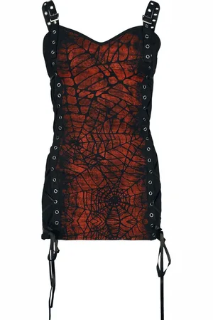 Gothicana Gothic Top - Top met spinnenweb - S tot XXL - voor Vrouwen