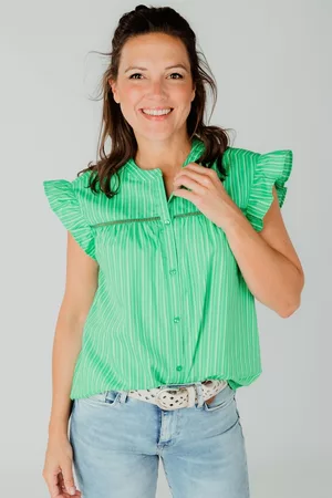 Saint Tropez Top / T-shirt Groen 30512489